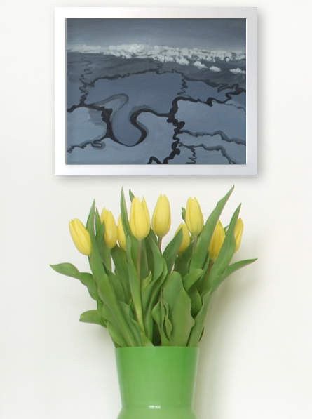 New Mexico Descent No. 2 (Indigo)