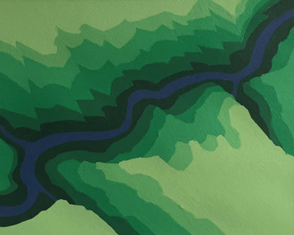 River Study 1C (Green)