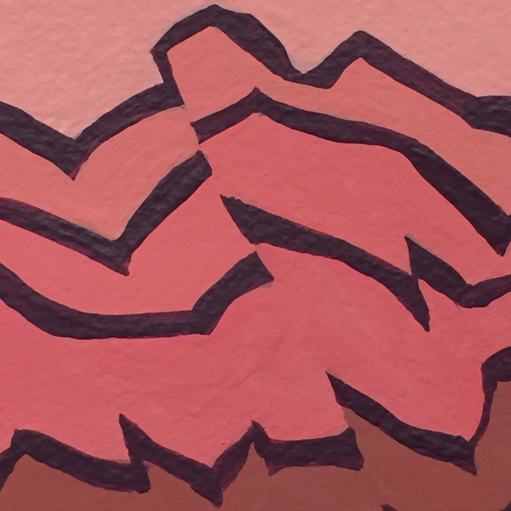 River Study 1B (Pink)