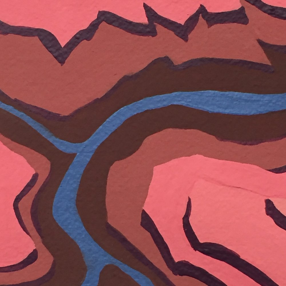 River Study 1B (Pink)