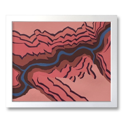 River Study 1B (Pink)