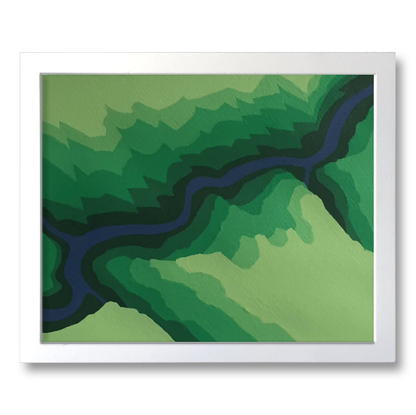 River Study 1C (Green)
