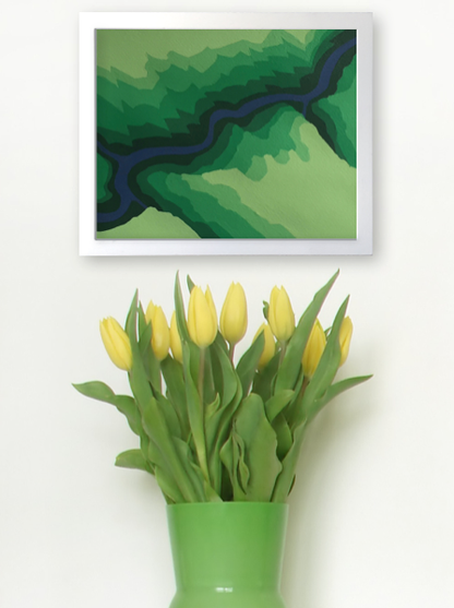 River Study 1C (Green)