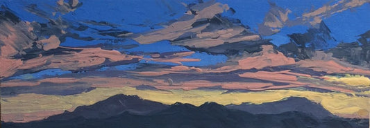 Ortiz & Sandia Mountains No. 2 (Sketch)