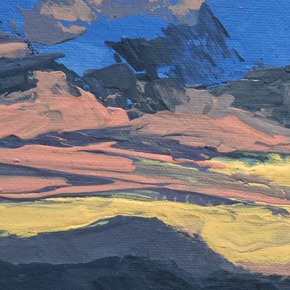 Ortiz & Sandia Mountains No. 2 (Sketch)